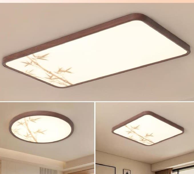 QS-XDD-2.7XB-ZY-088 Bamboo shadow thin ceiling lamp