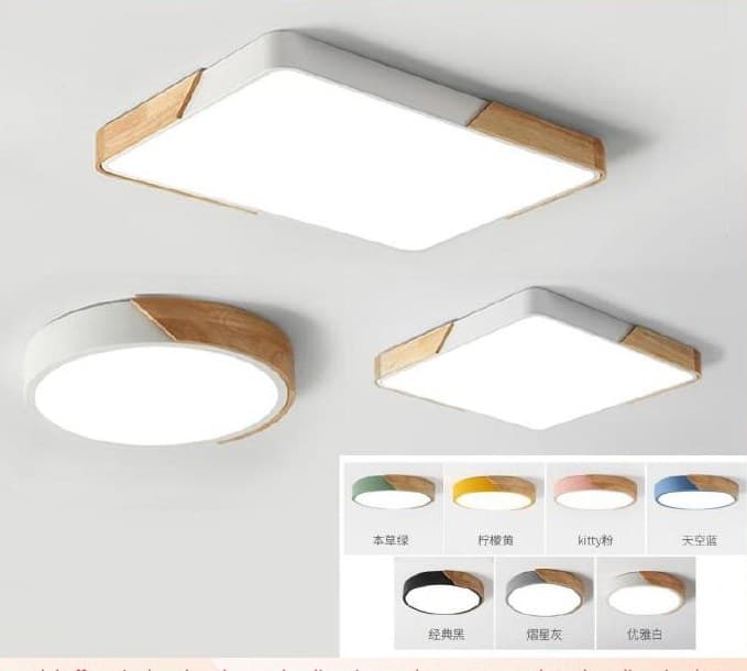QS-XDD-TYMT Solid Wood CeilingLamp