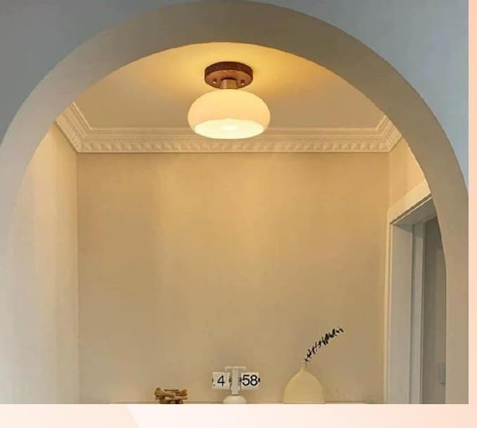 QS-XDD-ZGF-SZ-001 Medieval-style persimmon corridor lamp