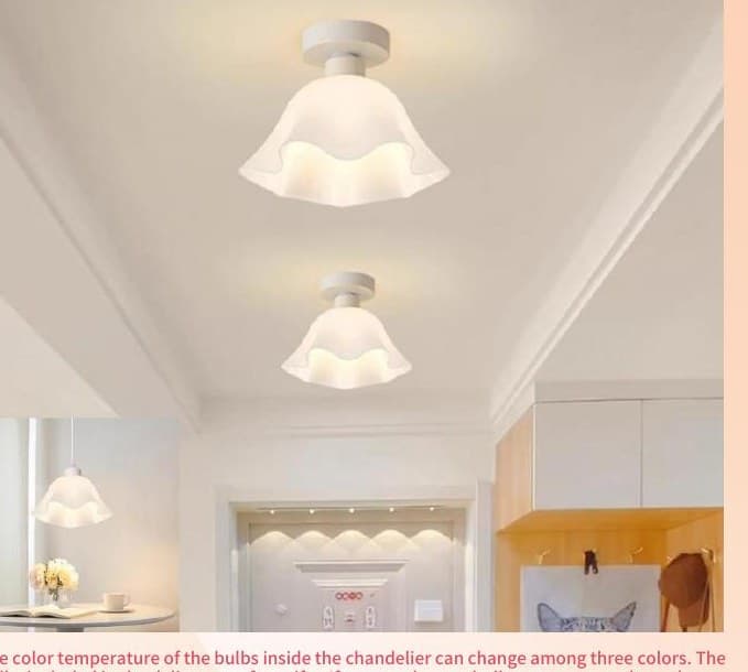 QS-XDD-LLHD-079 Lily of the Valley Passage Lamp