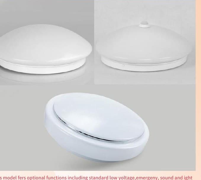 QS-XDD-MBSGK-015 All-white Ceiling Light