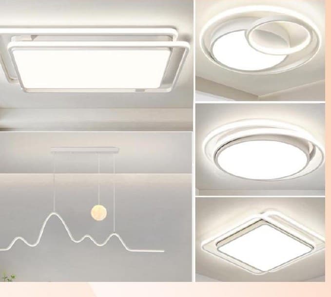 QS-XDD-BSSF-074 White Double-Sided Ceilling Lamp