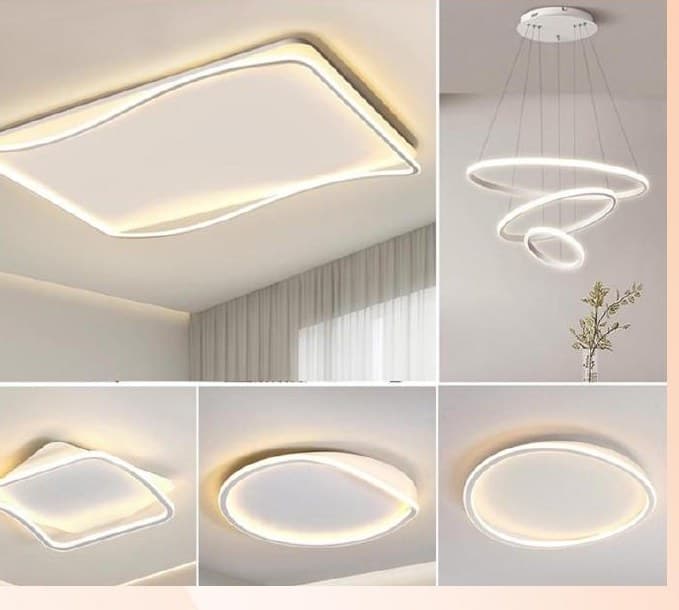 QS-XDD-DBL Wave-shaped Ceiling Light Package